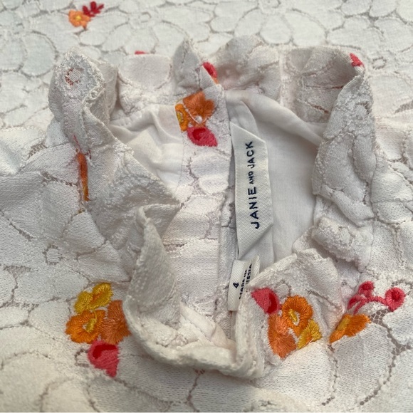 Janie and Jack Embroidered Floral Lace Dress - Picture 8 of 10